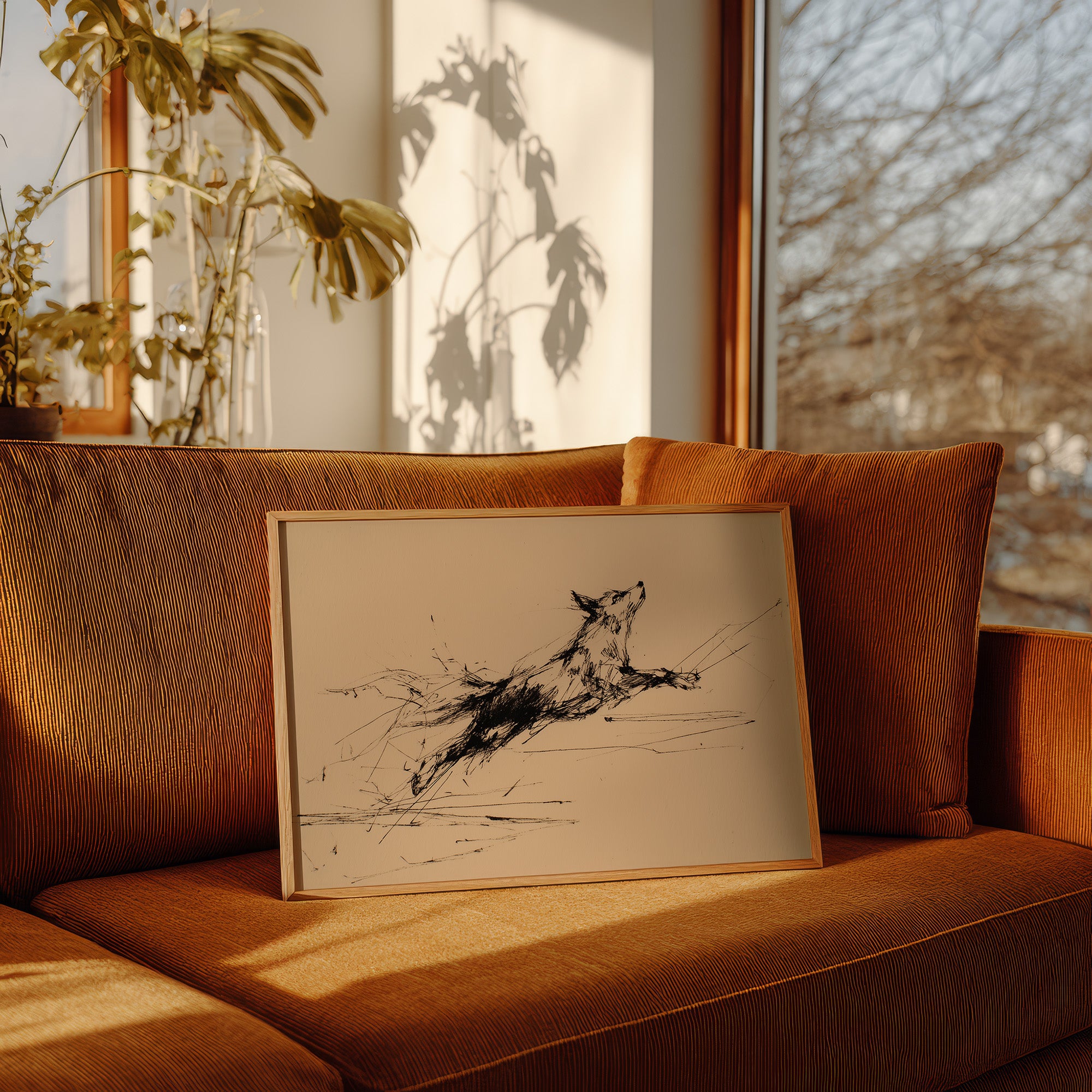 Wild Spirit Captured In Gestural Ink
