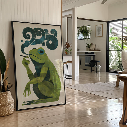 Whimsical Amphibian's Midnight Melody