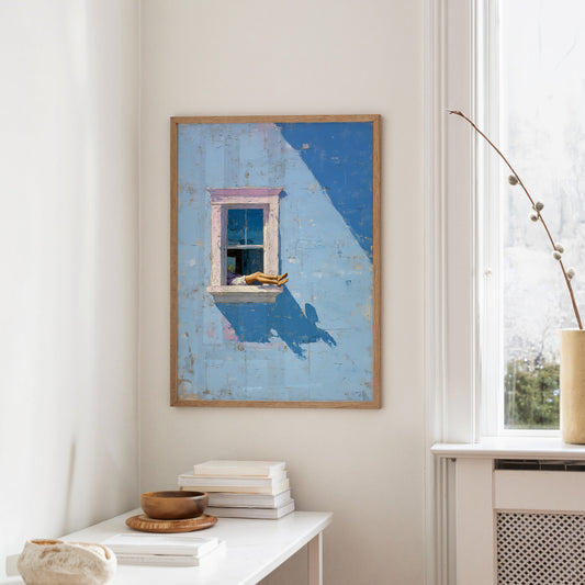 Azure Afternoon: Legs in Repose