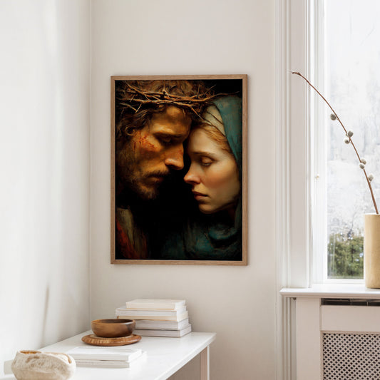 Sacred Sorrow: Intimate Moment of Compassion