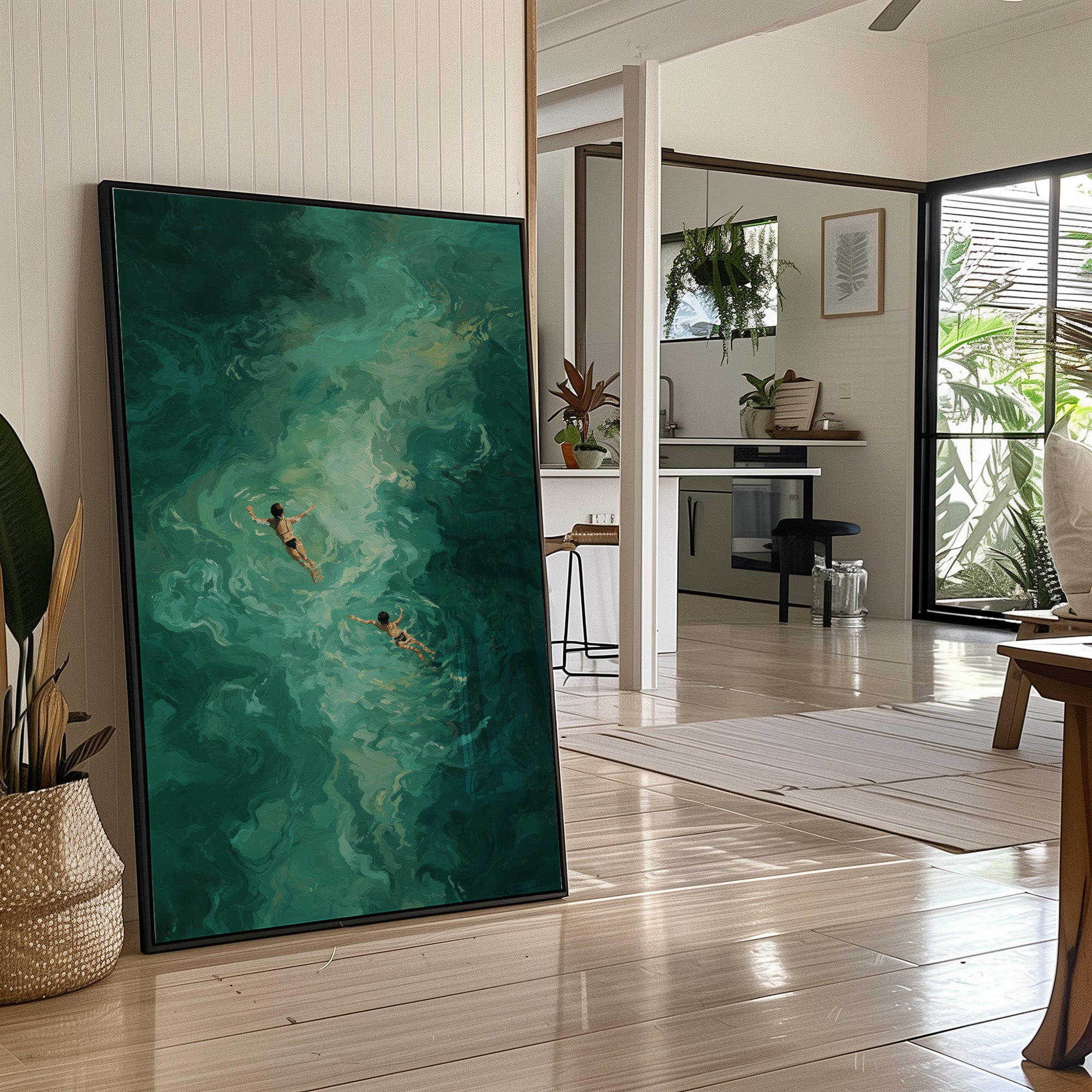 Emerald Currents: A Shared Aquatic Journey