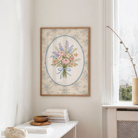 Pastoral Bouquet in Delicate Stitches