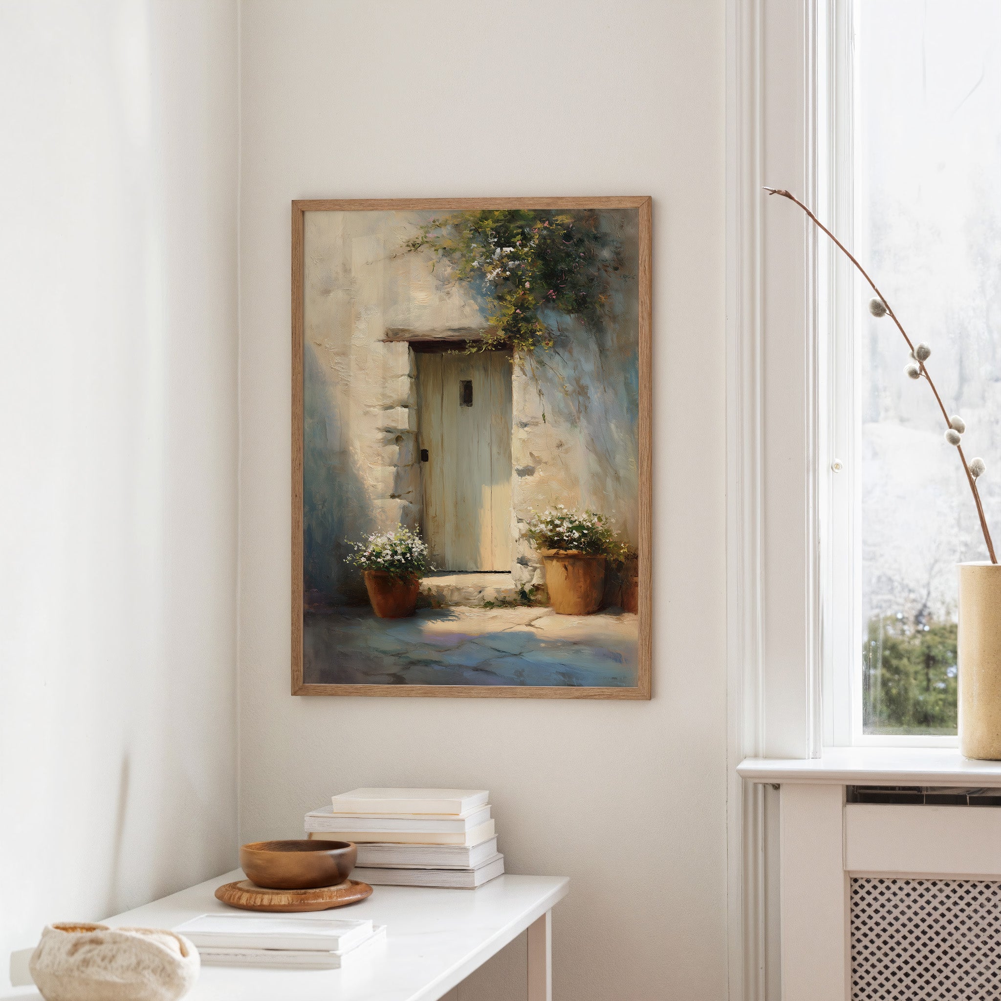Mediterranean Threshold: Blossoms and Light