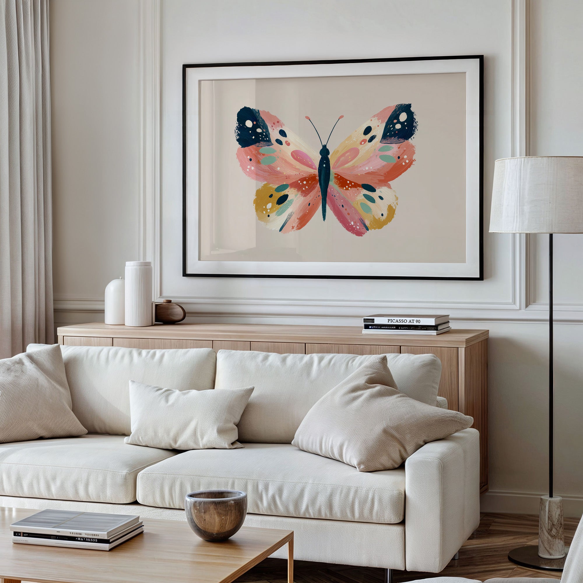 Brushstroke Metamorphosis: Coral Symphony