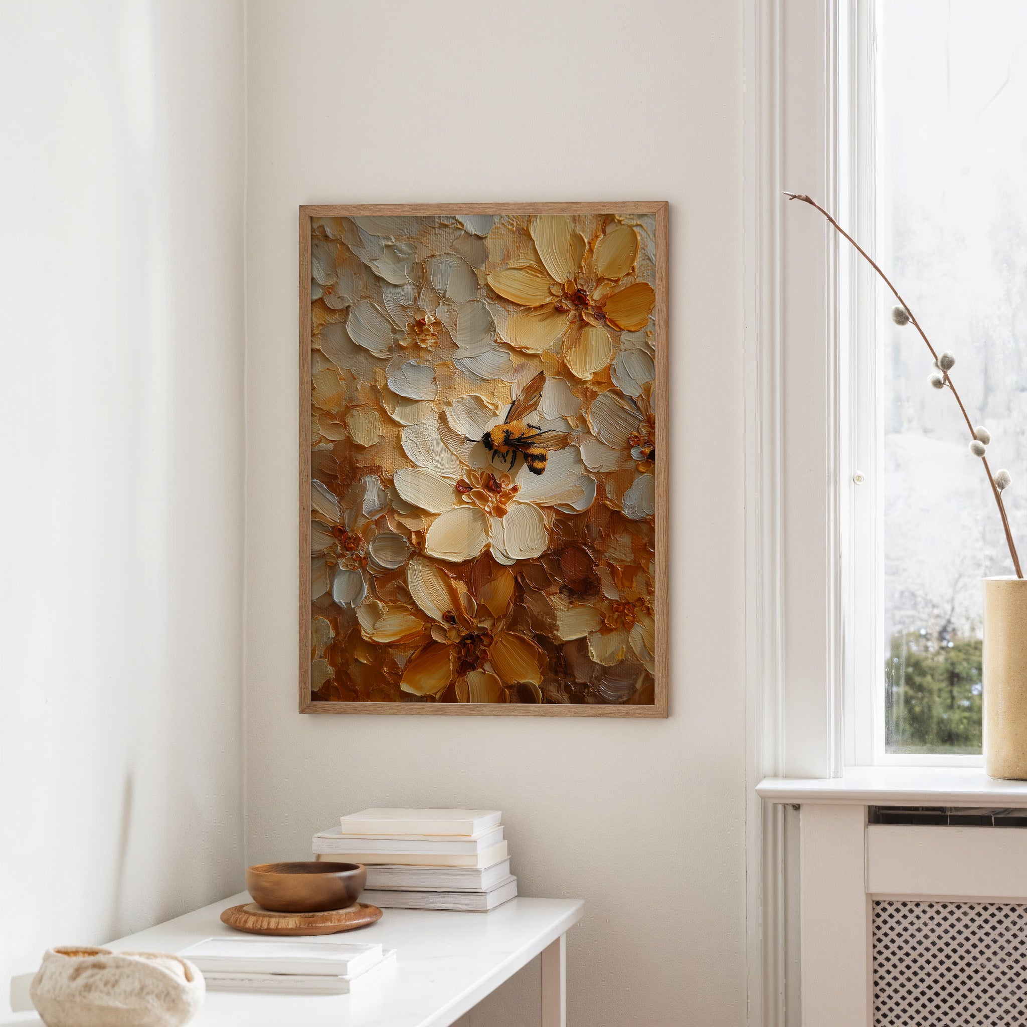 Honey Gatherer's Textured Paradise