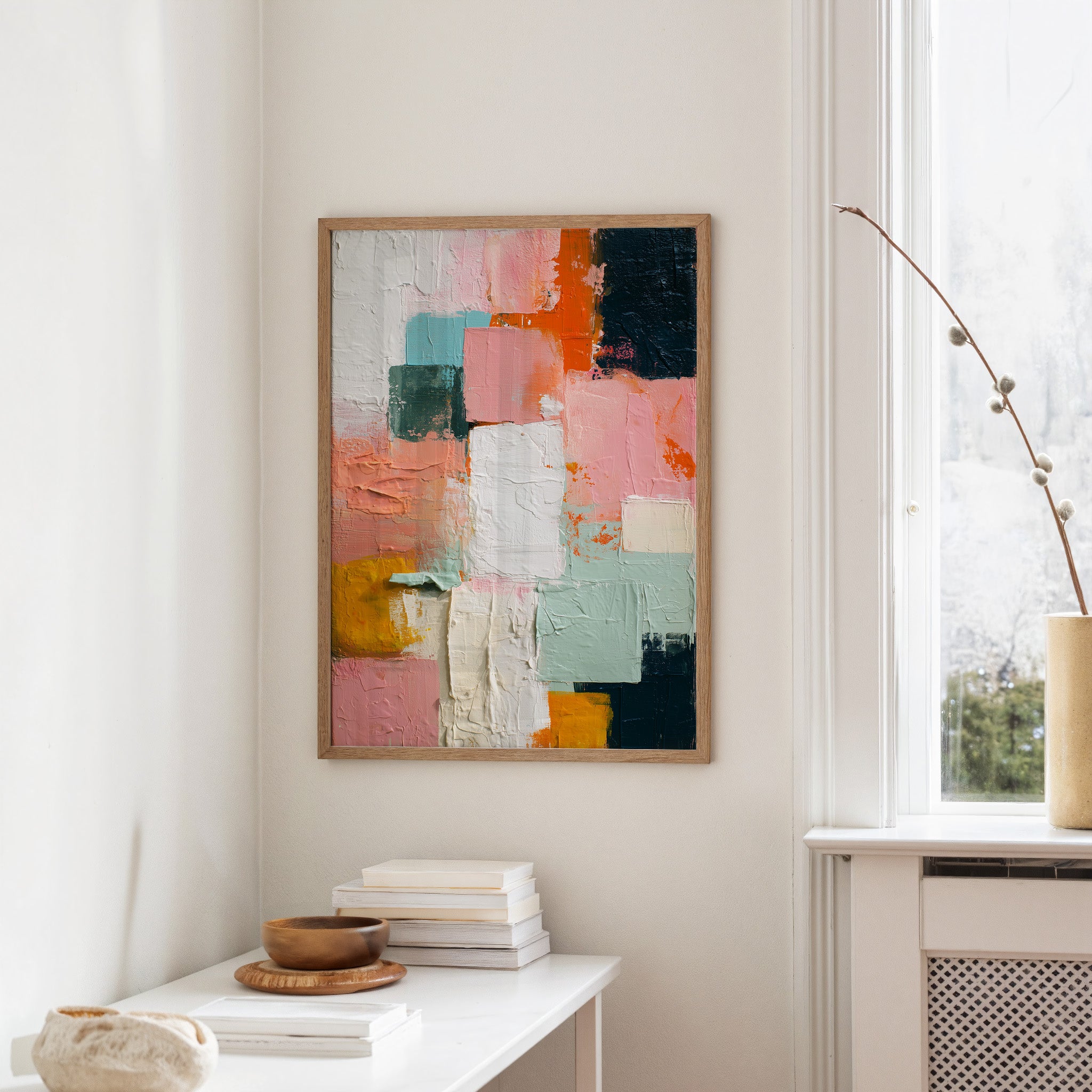 Layers of Life: A Textured Paint Story
