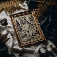 A Mountain Lion's Quiet Vigil