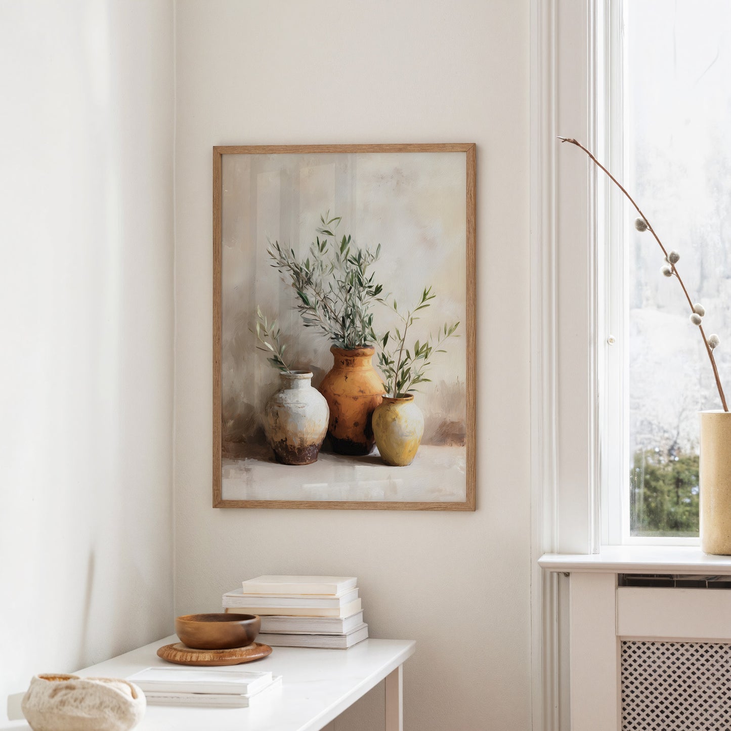 Whispers of Olive: Ceramic Trio in Harmony