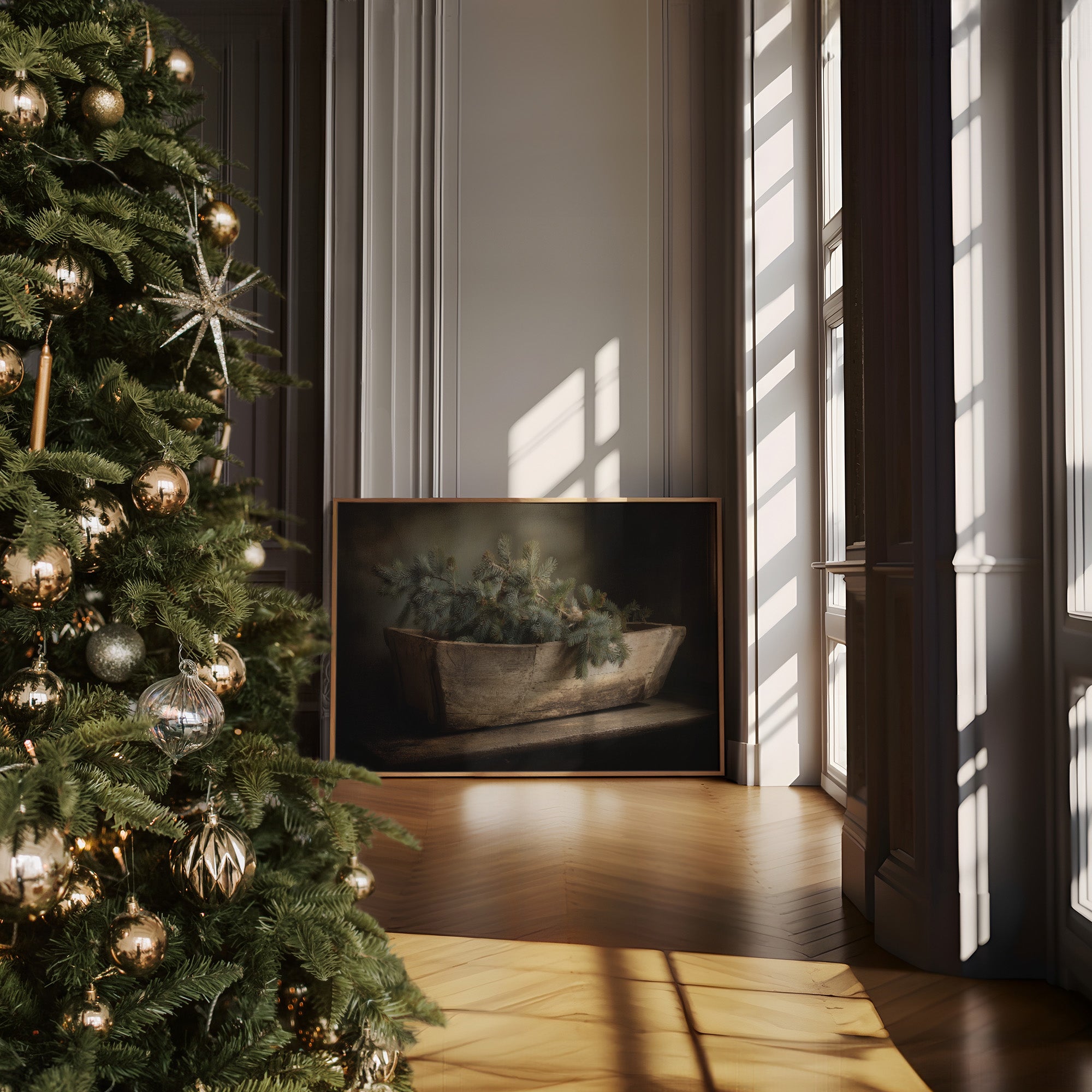The Box That Held the Evergreen