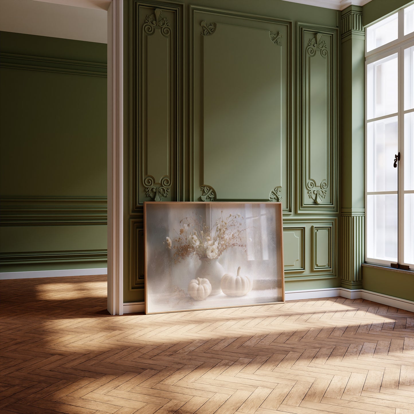 Ivory Dreams in Autumn Light