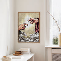 Pixelated Connection: The Digital Tapestry