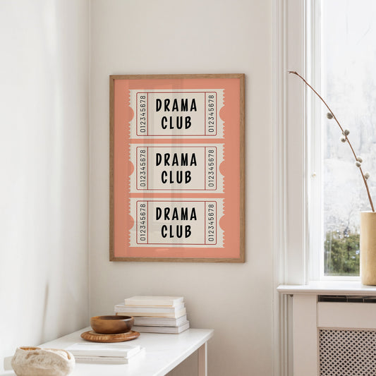 Stage Tickets in Coral Symmetry