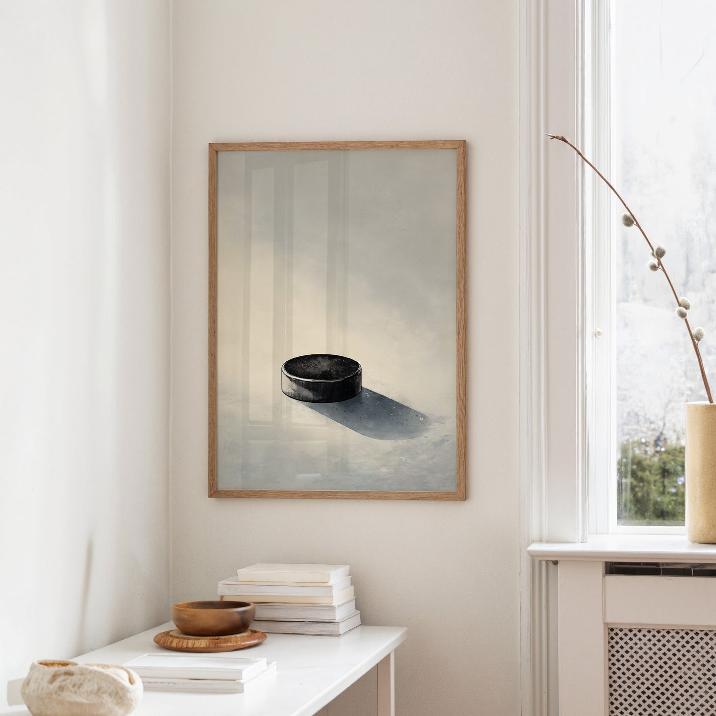 Solitary Puck: Meditation on Ice