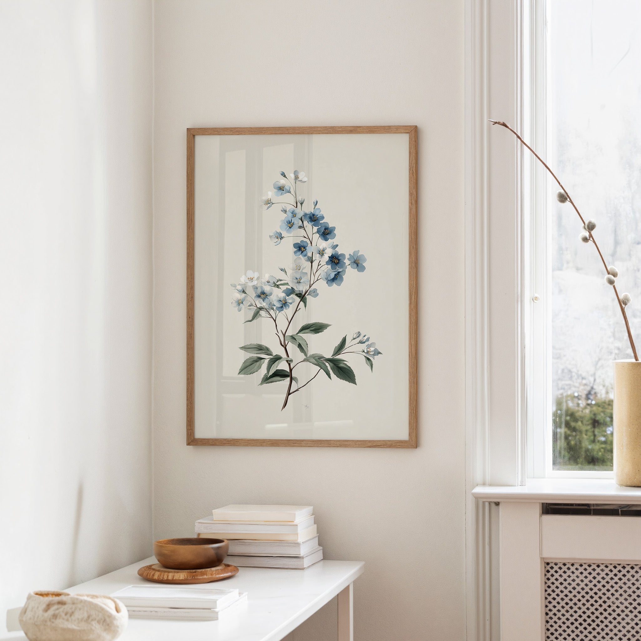 Ethereal Whispers in Powder Blue