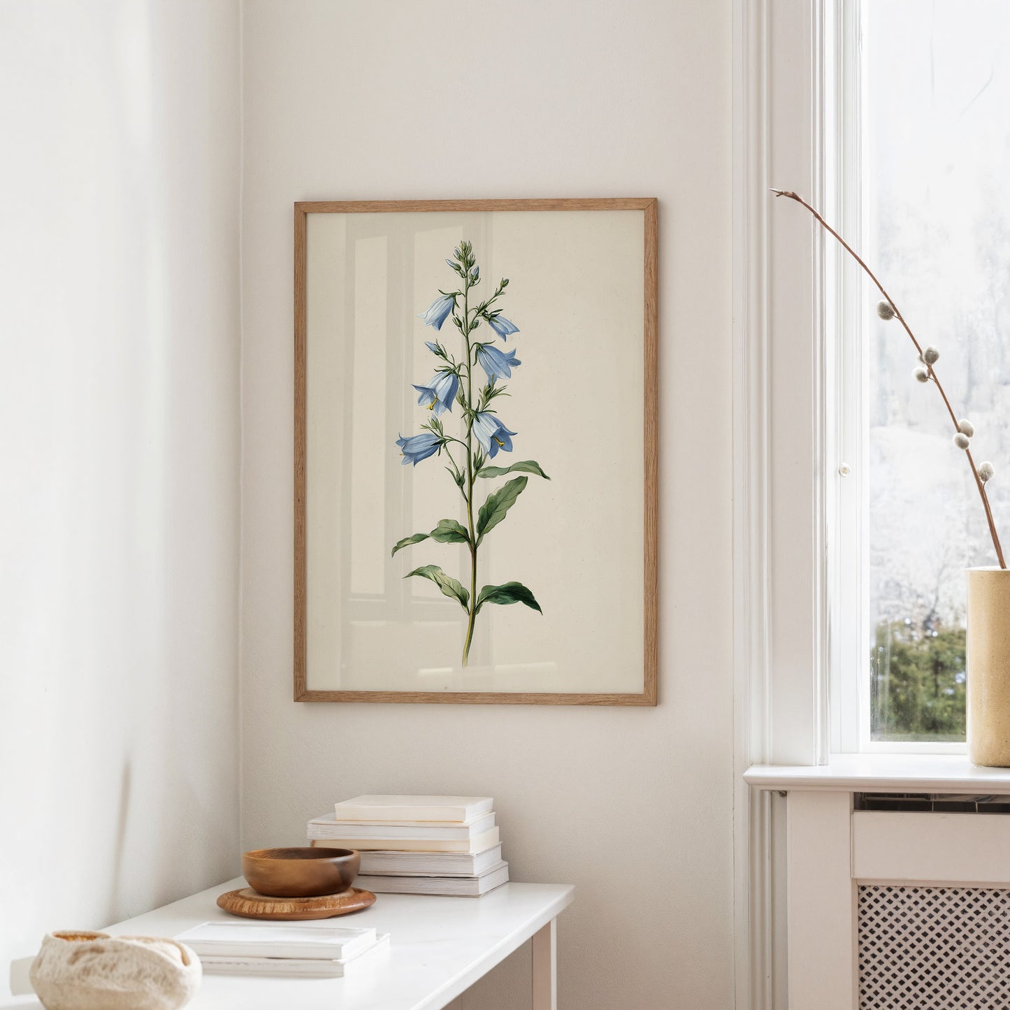 Botanical Elegance: Bellflower's Delicate Symphony