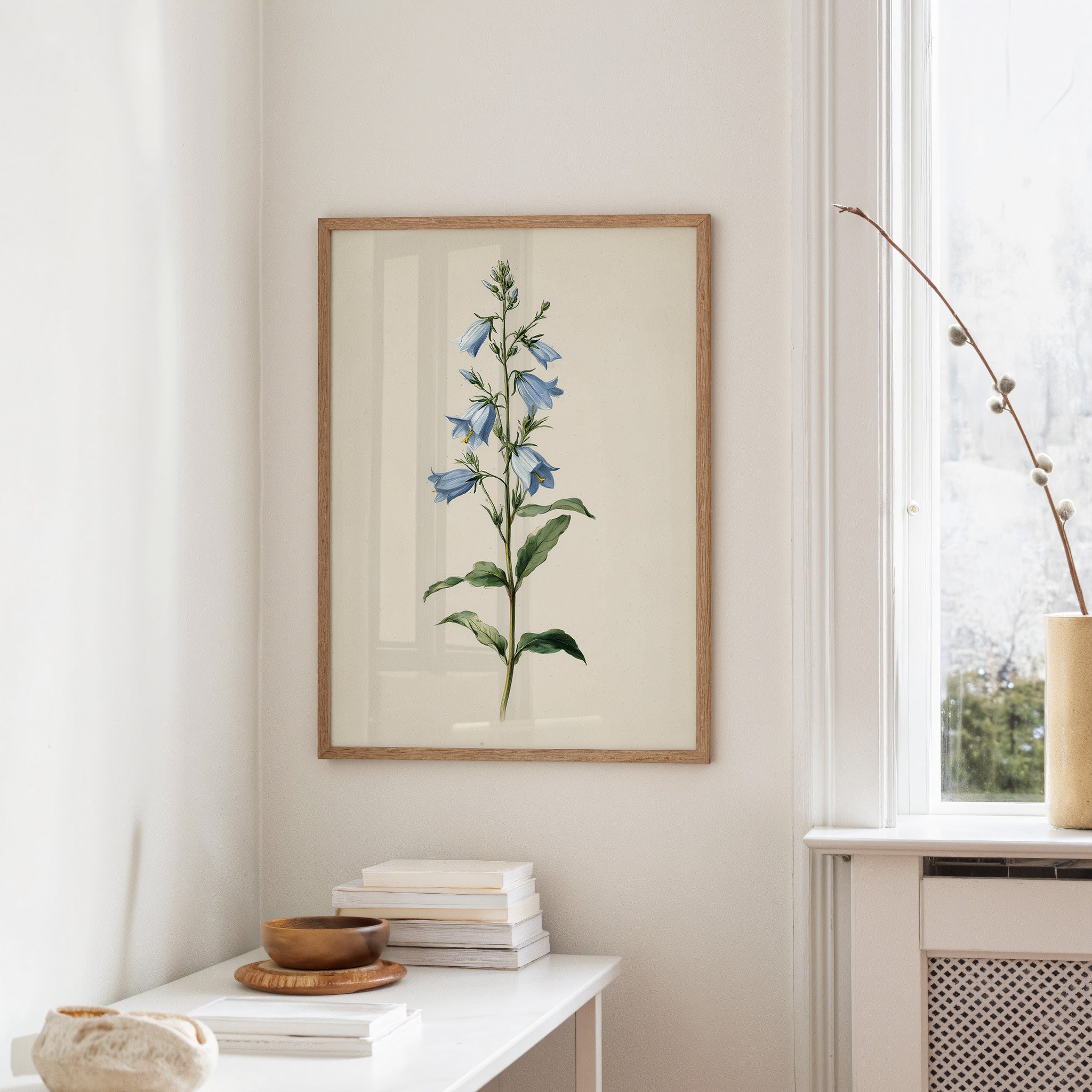 Botanical Elegance: Bellflower's Delicate Symphony