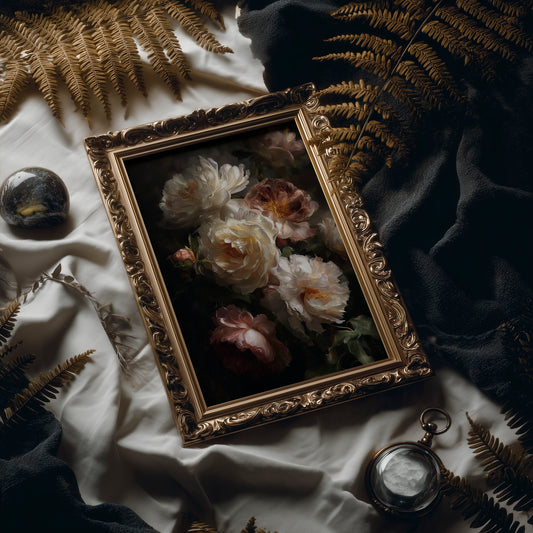 When Silk Petals Hold Candlelight