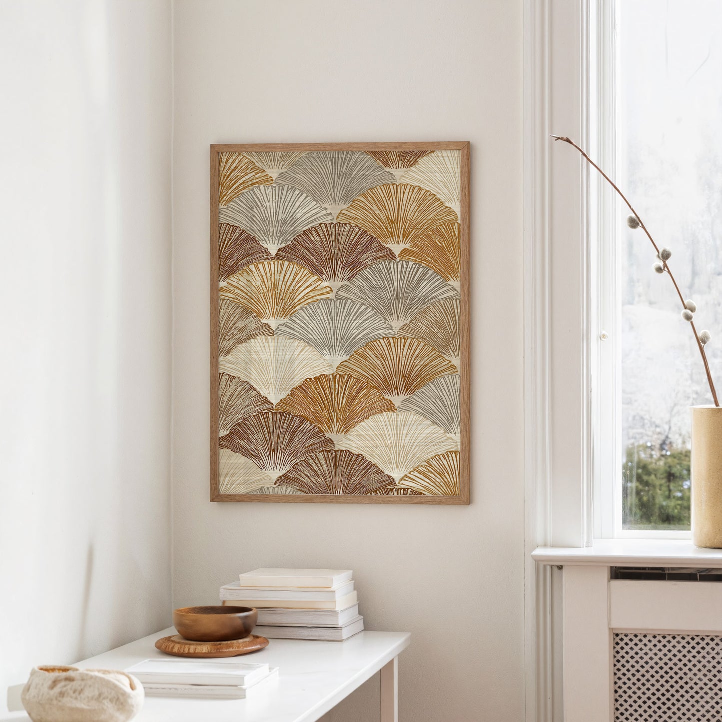 Golden Fans Unfold In Rhythm