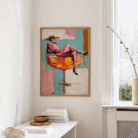 Citrus Hour With Wide-Brimmed Hat