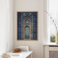 Blue Tiles Hold Ancient Prayers