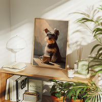 Morning Ritual With Furry Companion