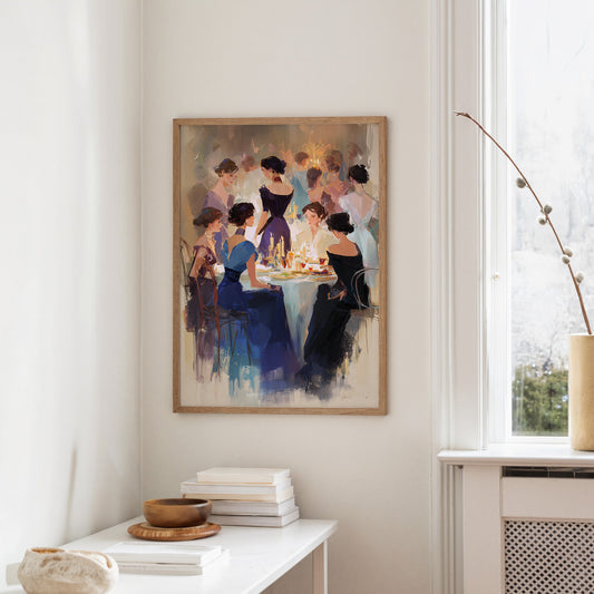 Candlelight Conversations In Evening Gowns