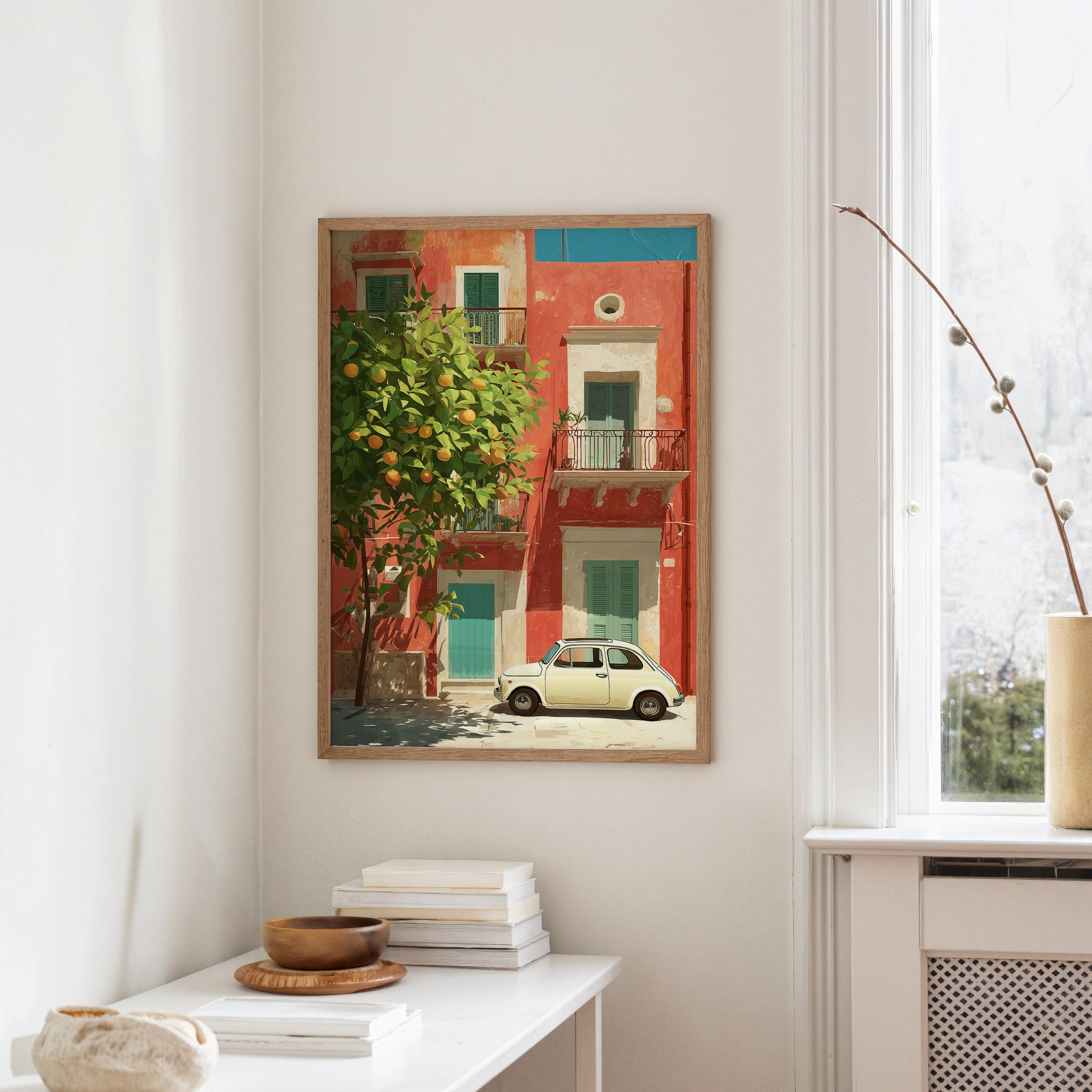 Citrus Blooms On Coral Afternoons