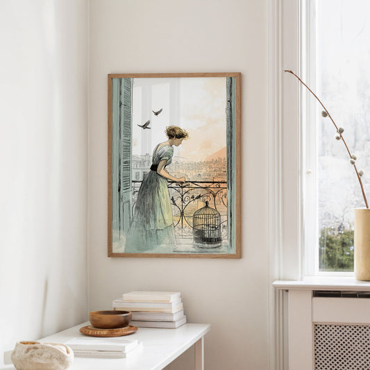 Morning Opens The Birdcage Door