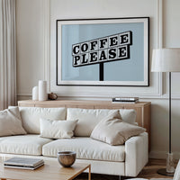 Bold Letters Beg For Caffeine