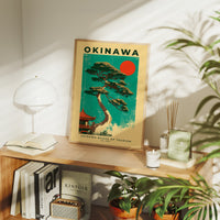 Bonsai Bends Toward Coral Sun