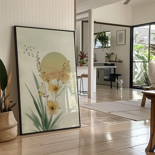 Golden Petals Chase Morning Light