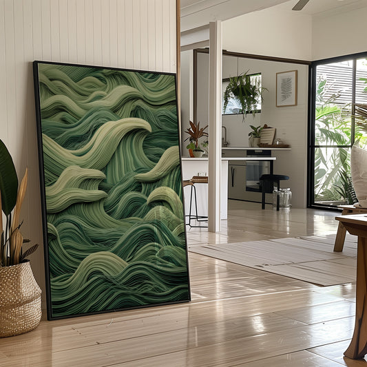 Emerald Waves Dance In Silence