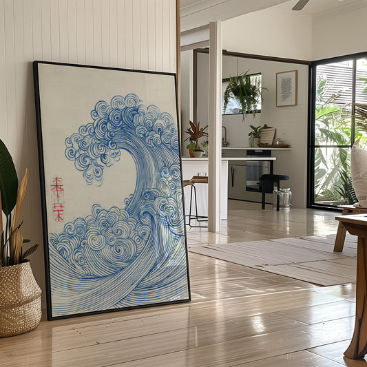 Ocean Spirits Dance In Blue