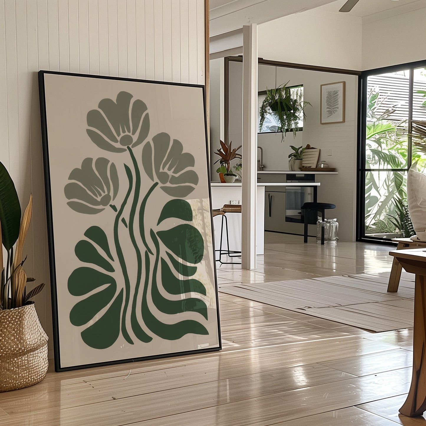 Tulips Dance In Sage Symmetry