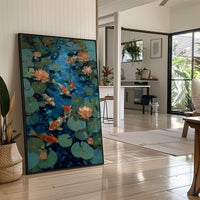 Koi Dance Through Lotus Dreams