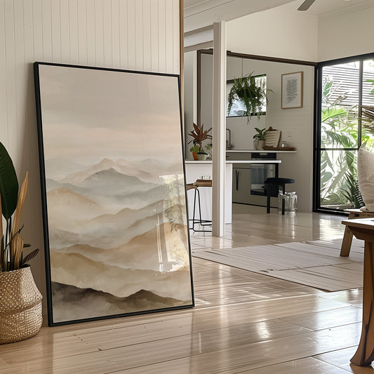 Peaks Float In Morning Mist