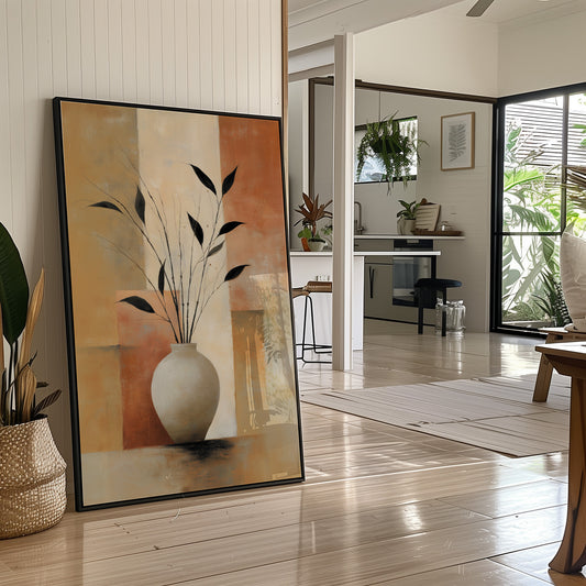 Sunlit Bar With Botanical Grace