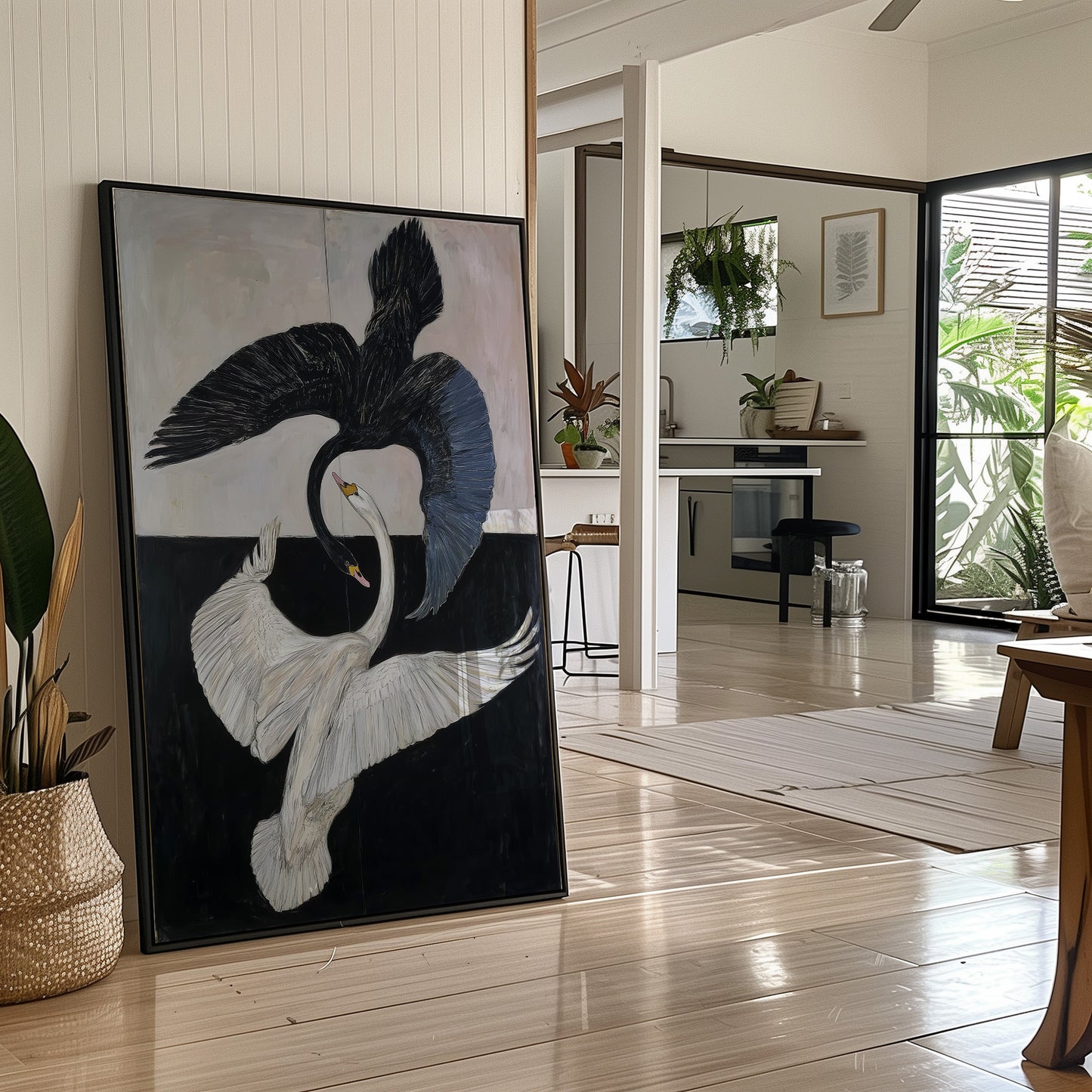 Graceful Cranes Dance Night Away