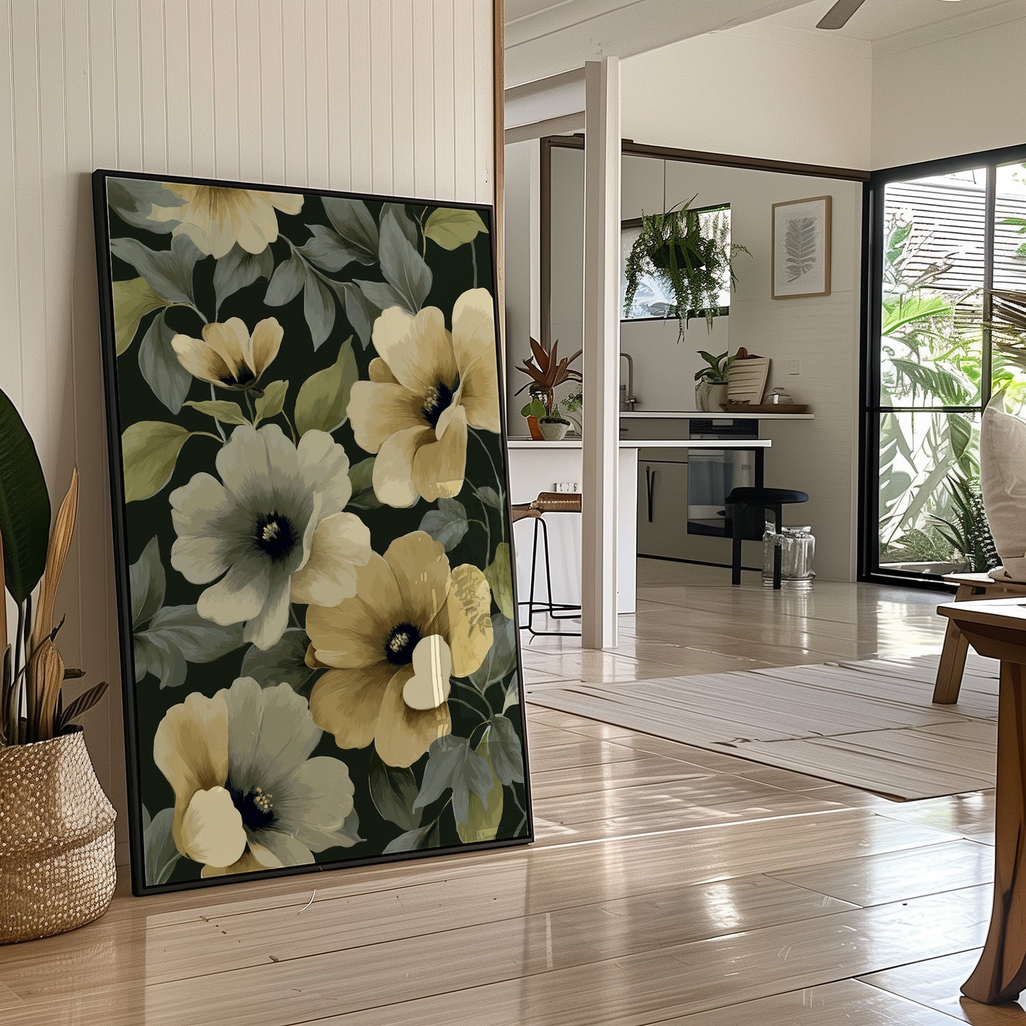 Cream Blooms Tell Library Stories