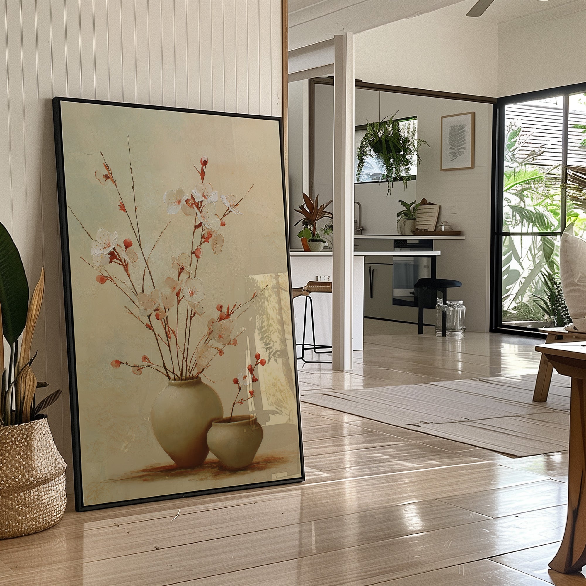 Cherry Blossoms Find Earthen Home