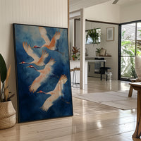 Dancing Cranes Paint The Sky