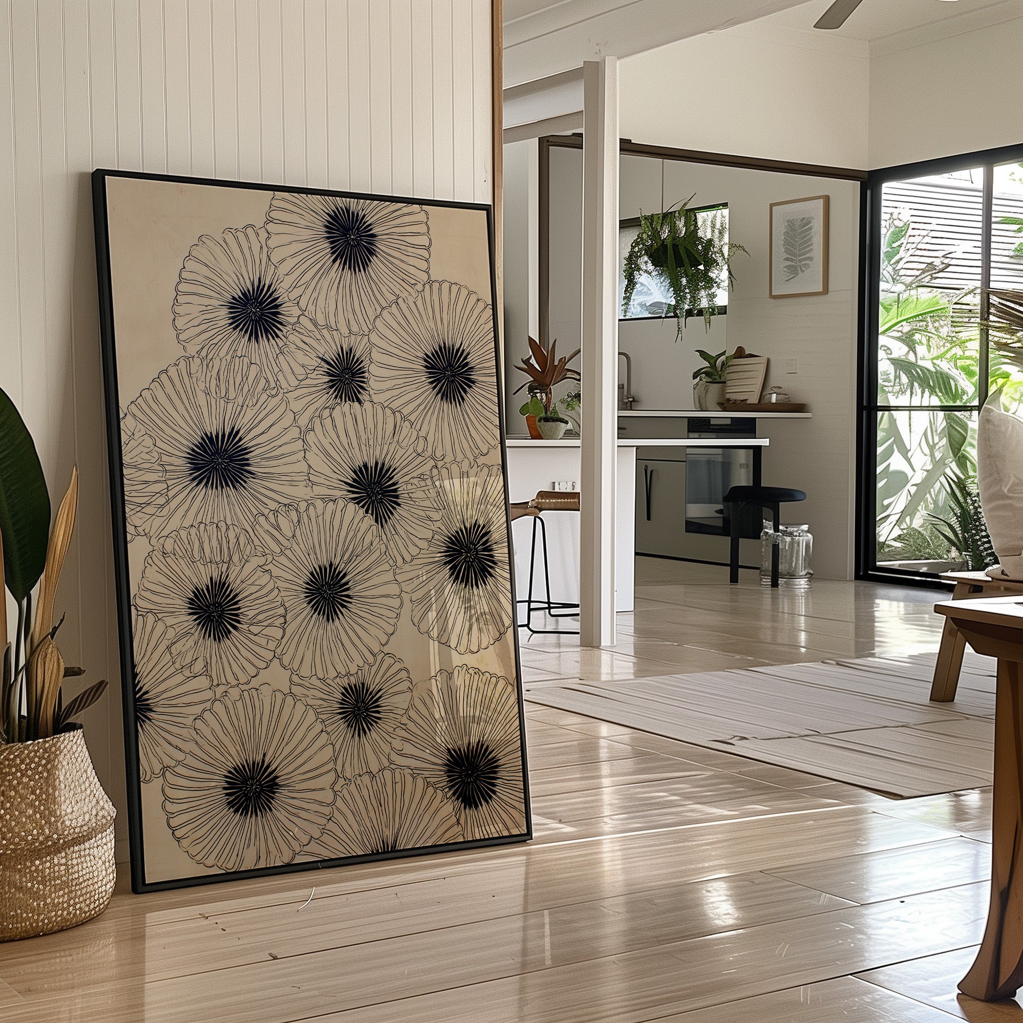 Ink Blooms Dance In Morning Light