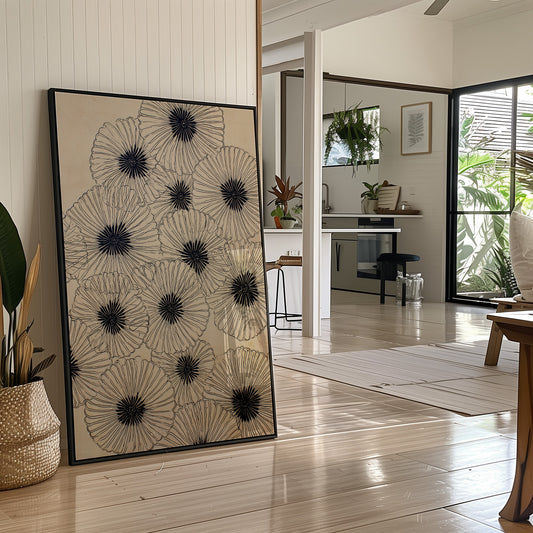 Ink Blooms Dance In Morning Light