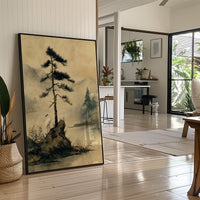 Lone Pine Guards Misty Waters