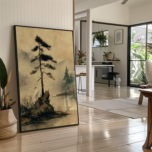 Lone Pine Guards Misty Waters