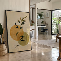 Bamboo Leaves Dance Through Golden Moons