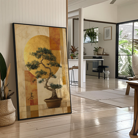 Bonsai Tales In Golden Hours