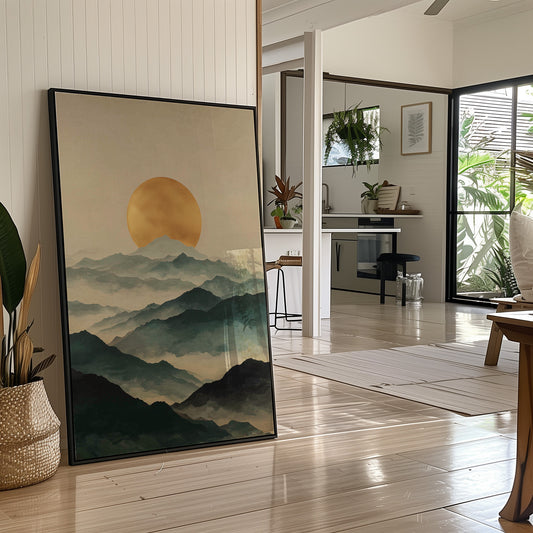 Misty Peaks Chase Golden Dawn