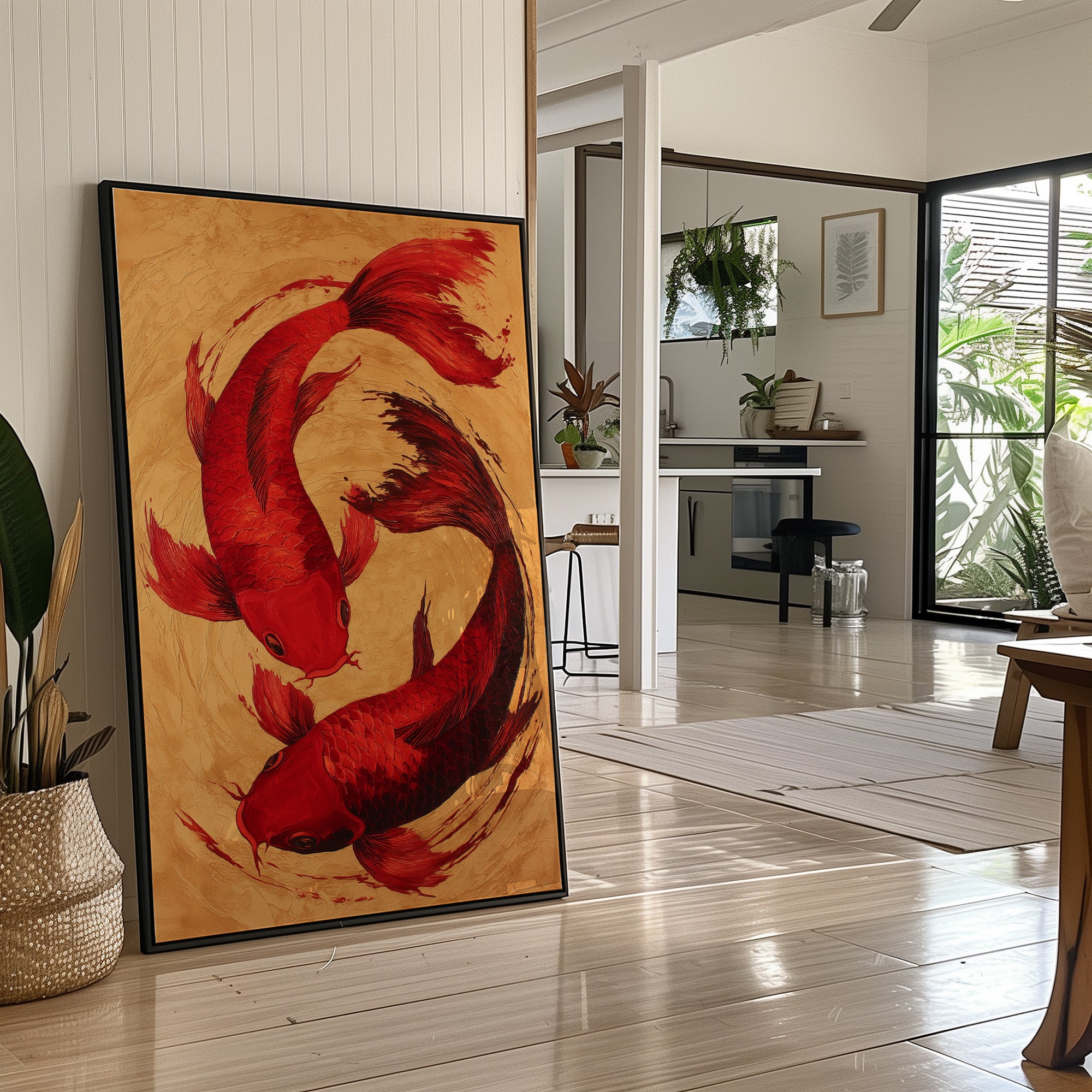 Crimson Koi Dance Ancient Tales