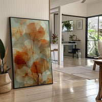 Copper Petals Dance In Light